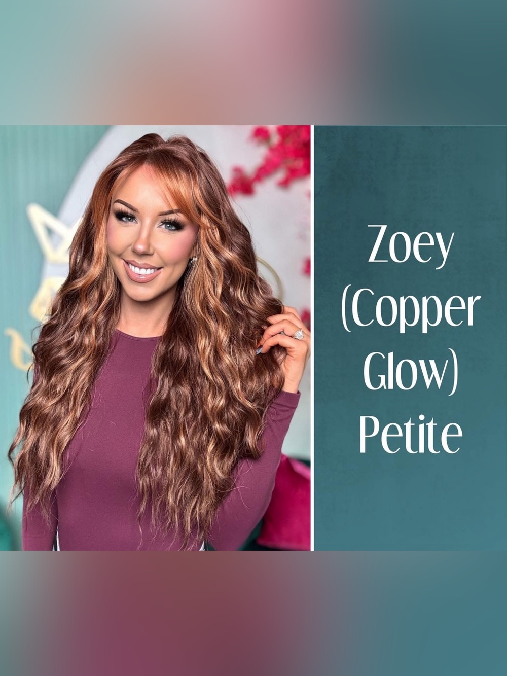 Chelsey Smith Crowns Zoey Copper Glow Wig